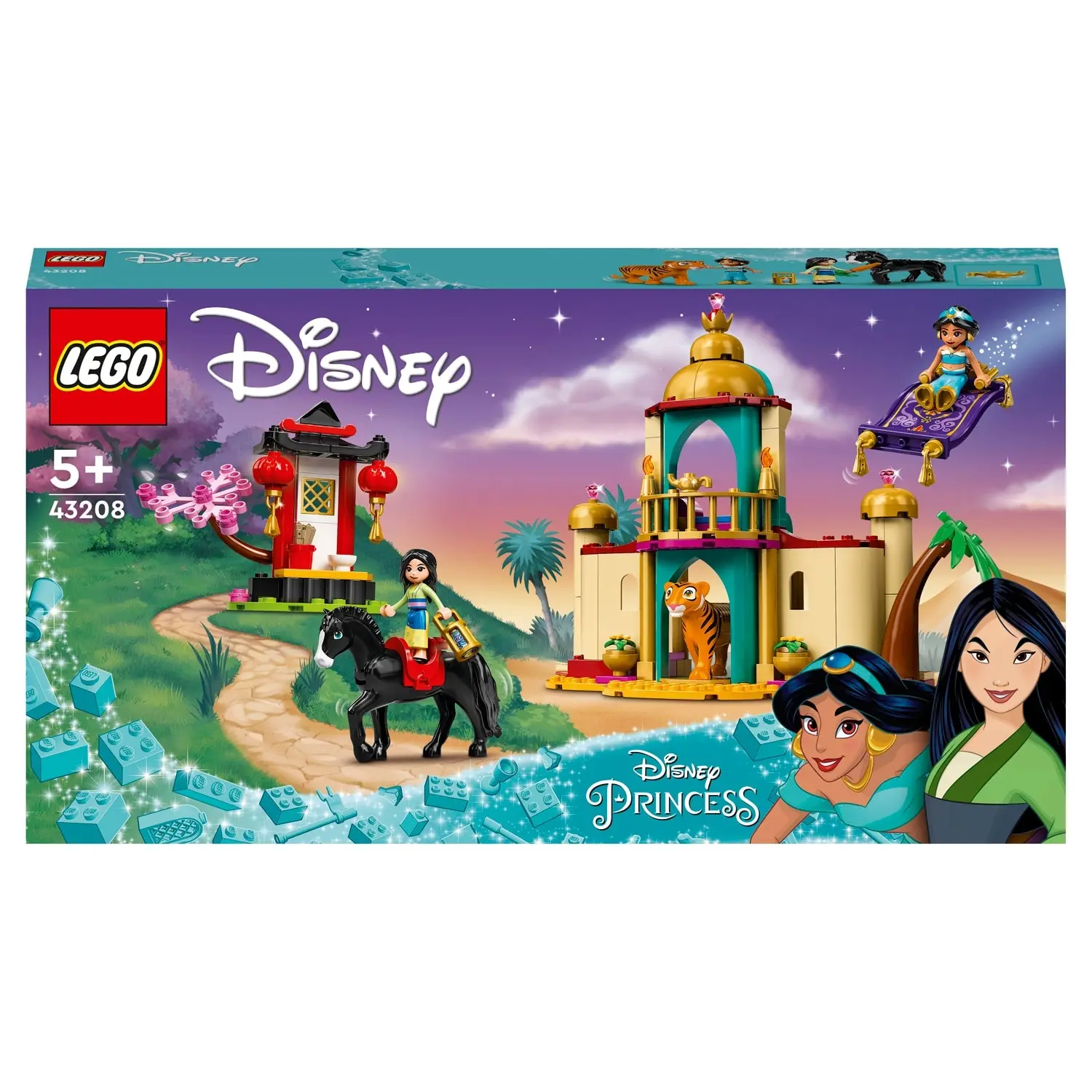 Конструктор LEGO Disney Princess 43208 Приключения Жасмин и Мулан
