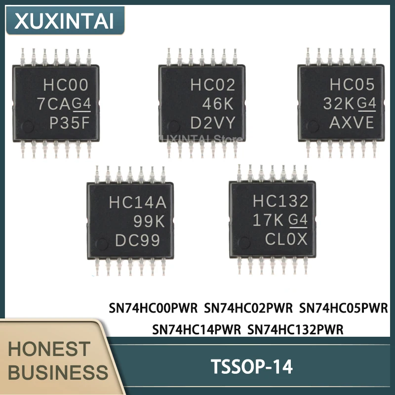 

50 шт./лот SN74HC00PWR SN74HC02PWR SN74HC05PWR SN74HC14PWR SN74HC132PWR SN74HC