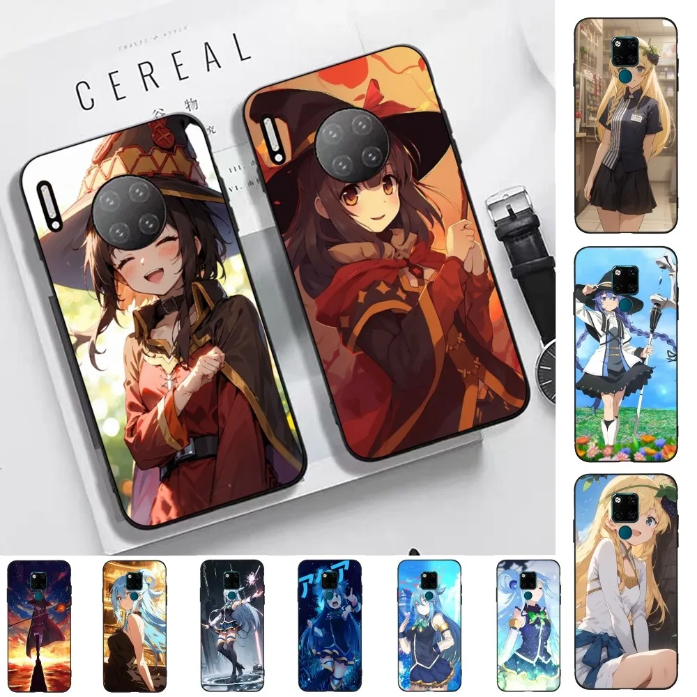 Hot K-KonoSuba Comics Phone Case For Huawei Mate 10 20 30 40 50 Lite Pro Nova 3 3i 5 6 SE 7 7SE