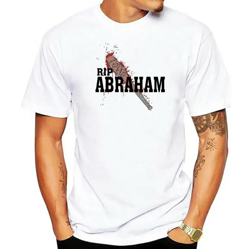 

R I P Abraham T-Shirt - Inspired By Walking Dead Walkers Zombies Negan Grimes Tv Slim Fit Tee Shirt