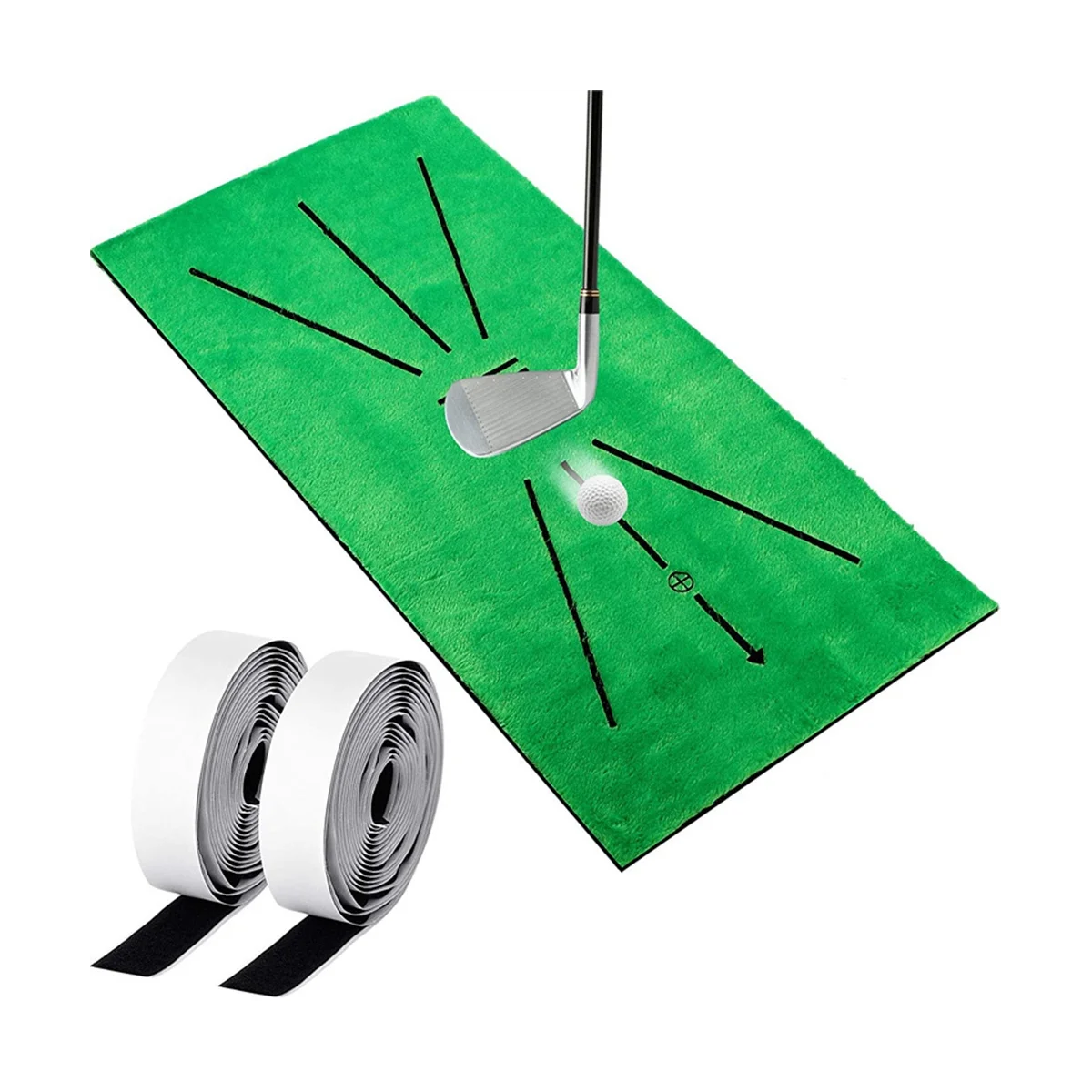 

Golf Putting Mat Indoor Swing Practitioner Swing Tracker Mat Hit Trace Direction Detection Mat Golf Training Kit