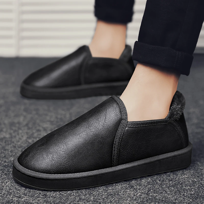 CYYTL/мужские ботинки зимние сохраняющие тепло повседневная мужская обувь на меху