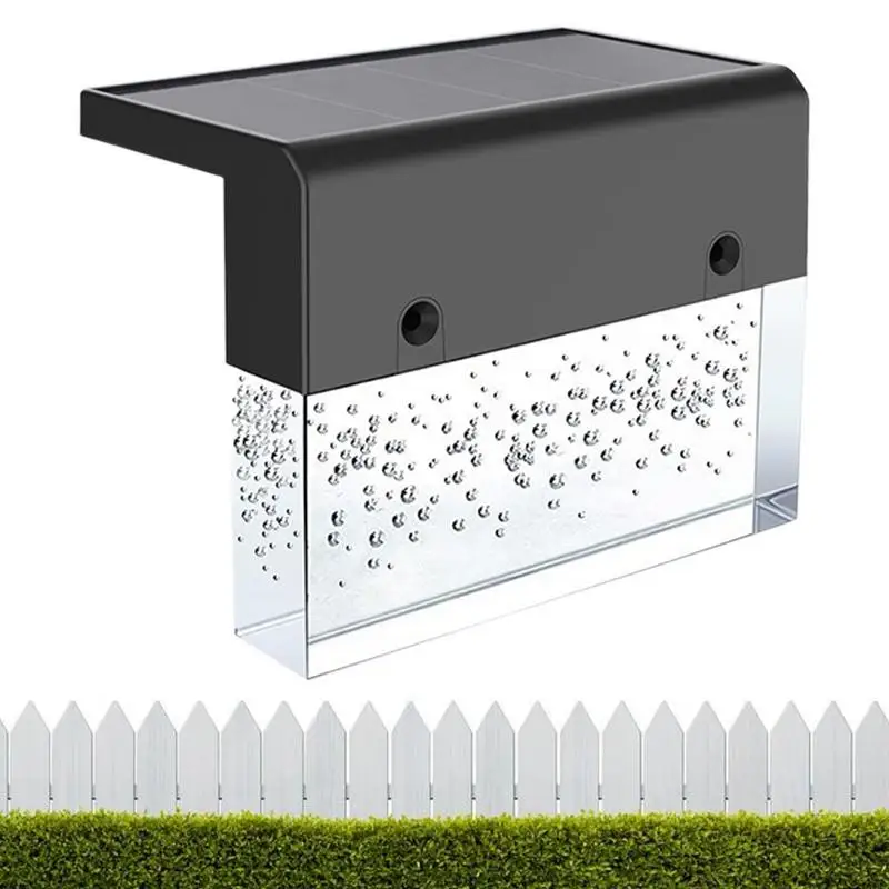 

Colorful Solar Lights Waterproof Outdoor Lights IP65 Garden Decoration Wall Lamps Step Deck Lights Lamps Garden Lighting Fence