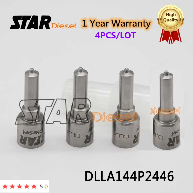 

STAR Diesel 4*DLLA144P2446 Fuel Nozzle Assy DLLA 144 P 2446 Common Rail Injector Spray For 0 445 120 376 0445120376