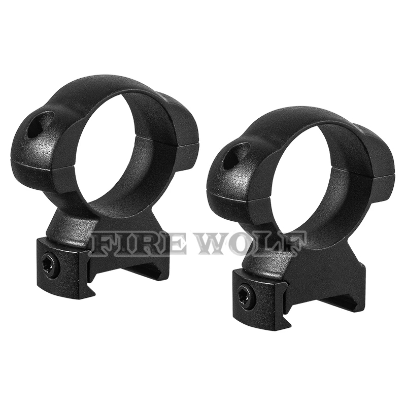Огонь волка 2 шт./комплект стальной прицел 30 мм кольца низкий средний высокий