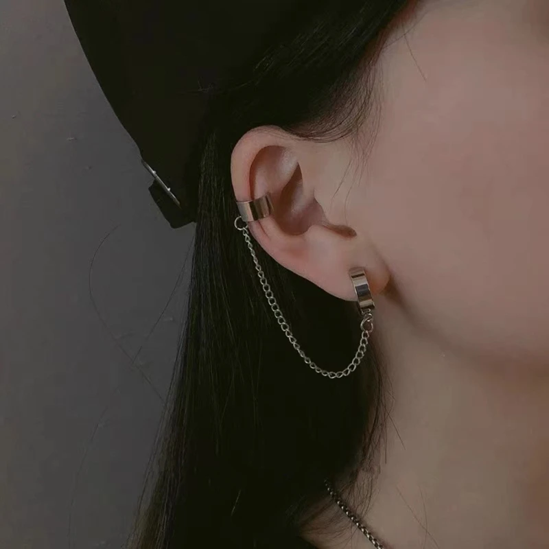 

Серьги унисекс в стиле панк из нержавеющей стали для мужчин и женщин, серьги-гвоздики/клипсы для ушей, ювелирные изделия, подарки