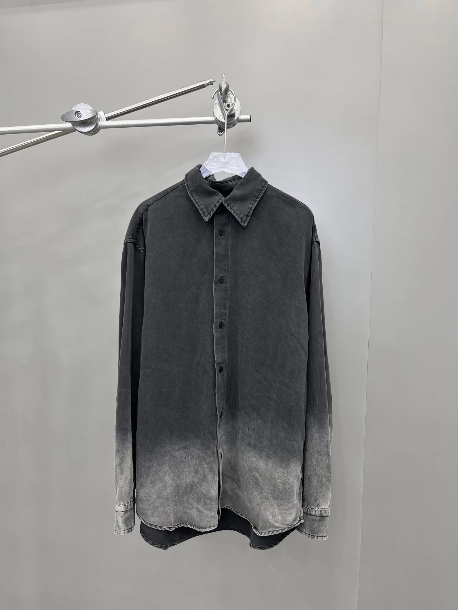 

Женская джинсовая рубашка, куртка из денима с цифровым принтом на спине и длинными рукавами, уличная одежда, пальто с галстуком-бабочкой, Новое поступление в Корейском стиле, 2023