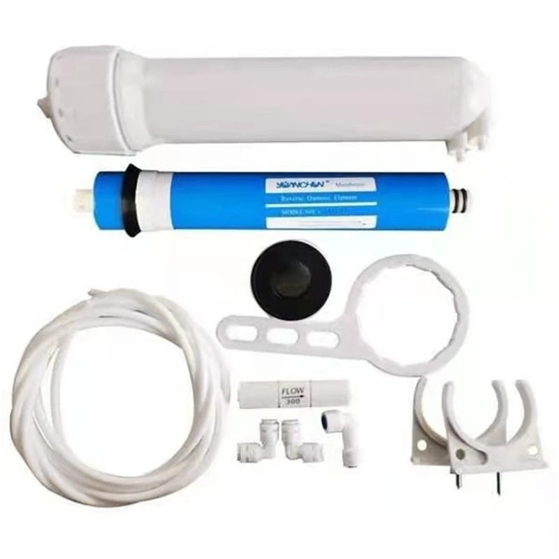 

Membrane Solutions 75G RO Membrane with Membrane Housing Replacement for Under Sink Home Drinking RO Water Filter System