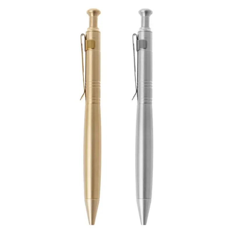 

G5AA Luxury Stainless Steel Brass Business office Ballpoint Pen Office School Supplie