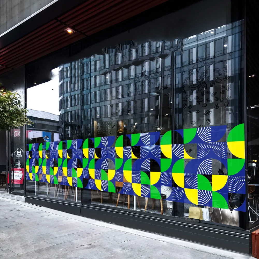 QiAds на заказ креативная геометрия защита от столкновений линия талии стеклянная