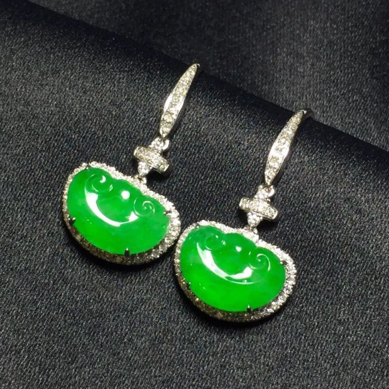 

Серьги-гвоздики женские с натуральной яшмой и серебряными вставками