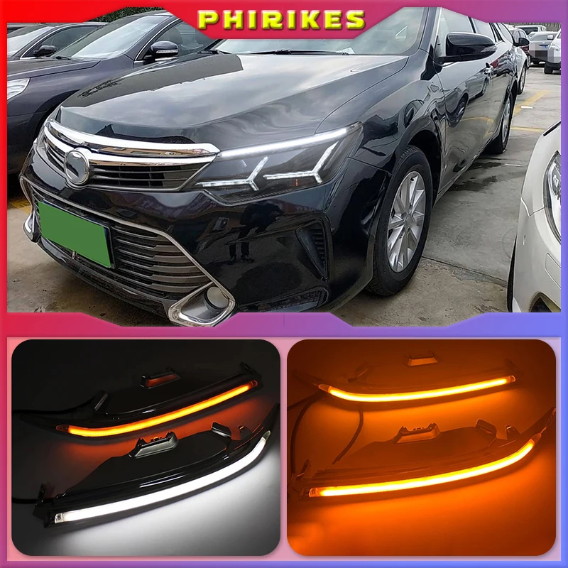 

2 шт., автомобильные фары для Toyota Camry 2015-2018