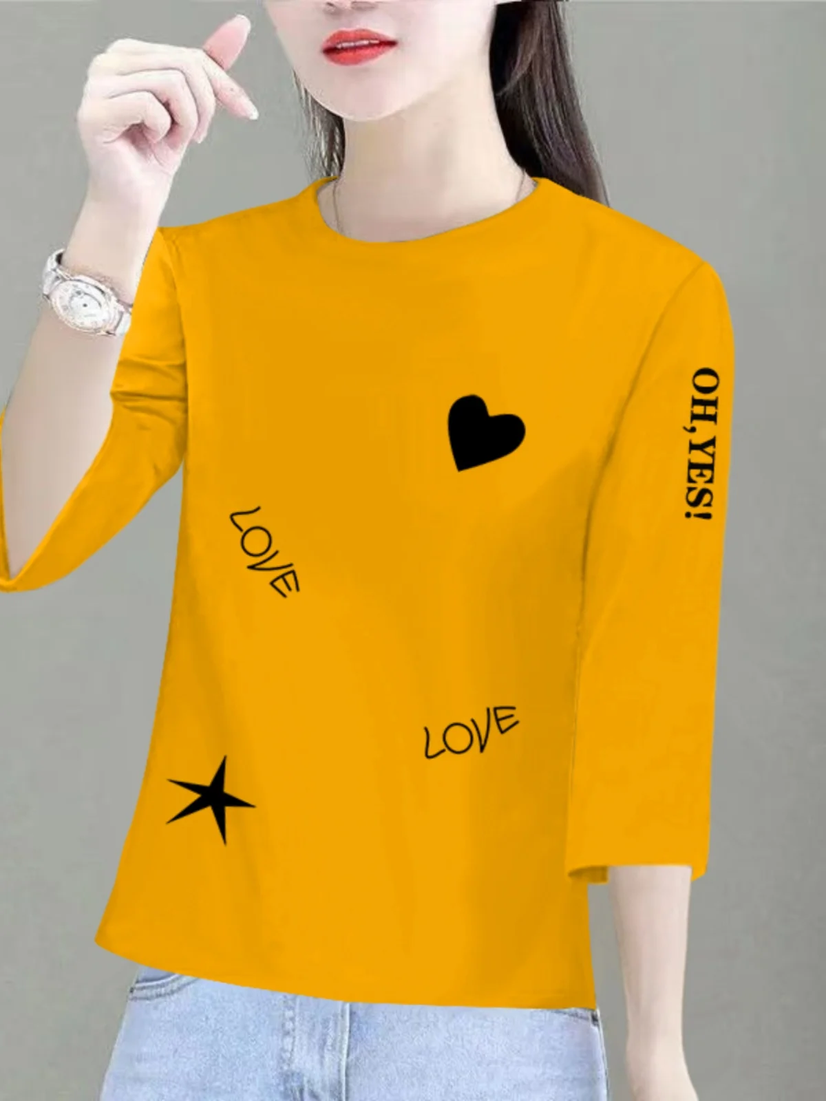 Футболка из чистого хлопка женская летняя футболка с укороченными рукавами