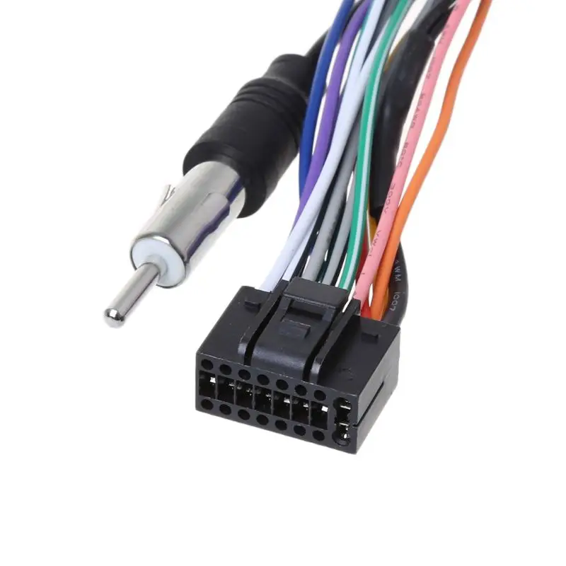 Антиинтерференционный автомобильный стерео жгут проводов кабель-адаптер Android 16