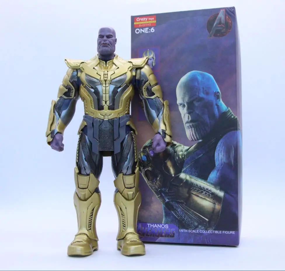 

Crazy Toys Thanos 1:6 of Avengers: Infinity War with Infinity Gauntlet Statue PVC Figure Model Toys