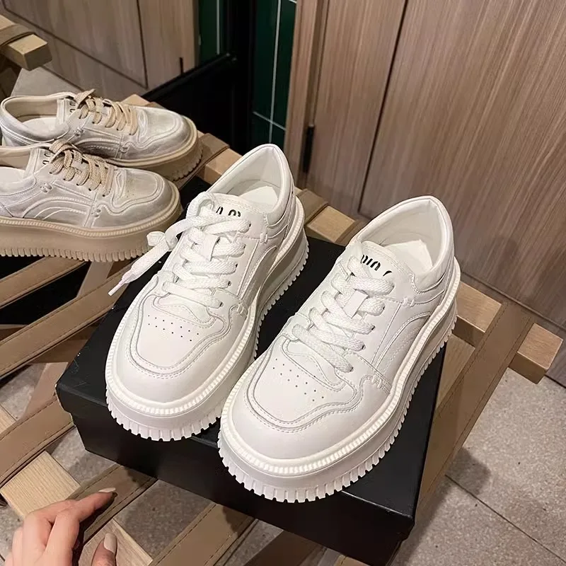 Кроссовки женские в стиле ретро повседневная Уличная обувь на шнуровке дышащие