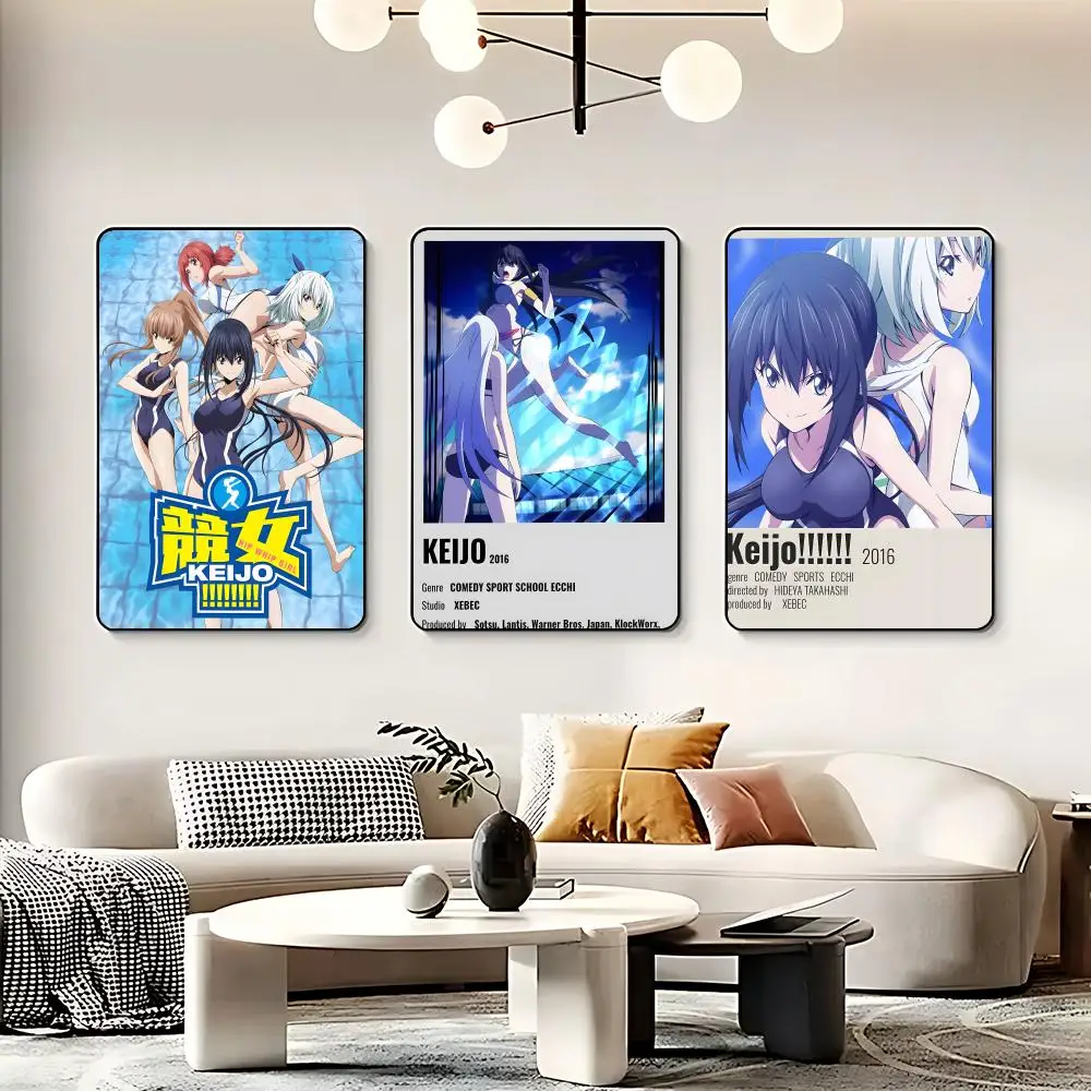 Фото Аниме K-Keijo!!!! Постер HD, самоклеящийся, водонепроницаемый, настенный, идеально подходит для дома, офиса, общежития, спальни, отличный подарок №2