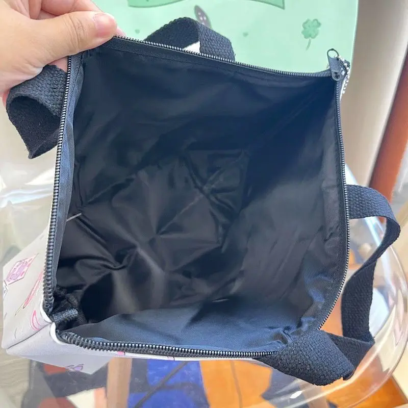 Candy-Colored Handbag Cinnamoroll Babycinnamoroll Clow M Portable Handheld Lunch Box Bag Bento Bag Student Tableware Storage Bag