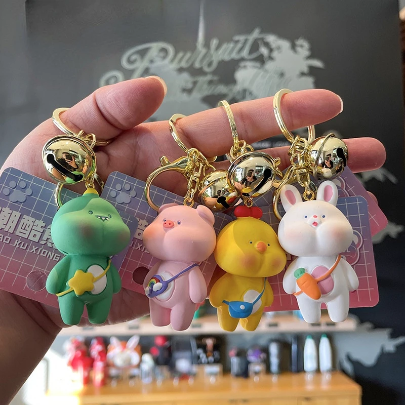 

Animal Key Keychain For Leather Bag Lanyard New Year 2022 Chain Pendant Jewelry Accessories Wholesale