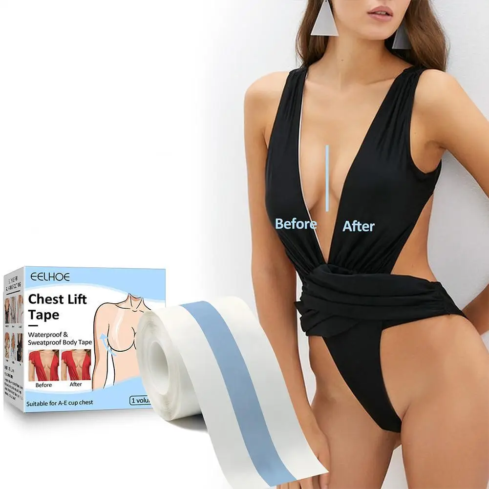 

Tape Bras For Women Adhesive Invisible Bra Nipple Pasties Covers Breast Lift Tape Push Up Bralette Strapless Pad Sticky 1 Roll