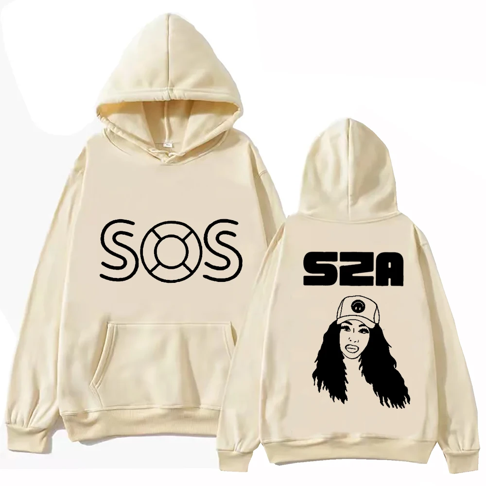 Толстовка с капюшоном SOS свитшот длинным рукавом подарок для музыкальных фанатов