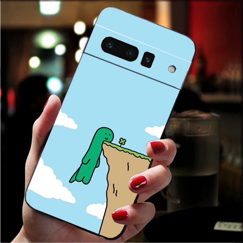 Фото Милый чехол для телефона с динозавром из мягкого силикона TPU для Google Pixel 10a 10 9 Pro XL 9A 8A 7A 6A 5A 3A 4 3 №5
