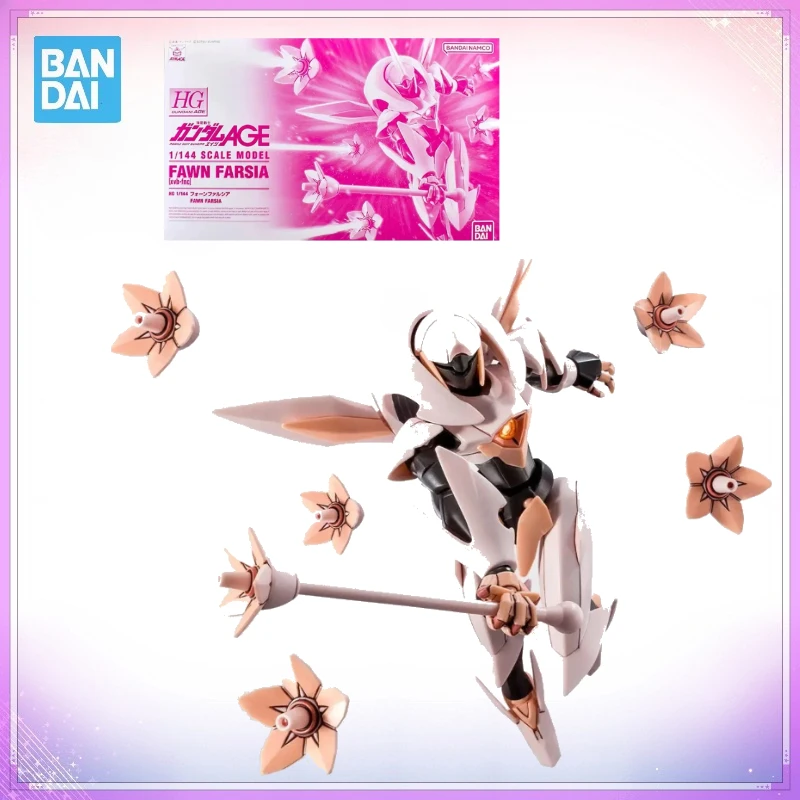 Фото В наличии оригинальные модели Bandai Gundam, наборы для сборки HG 1/144, аниме-фигурки FAWN FARSIA Xvb-fnc, масштабная модель, игрушки-модели, подарок. №1