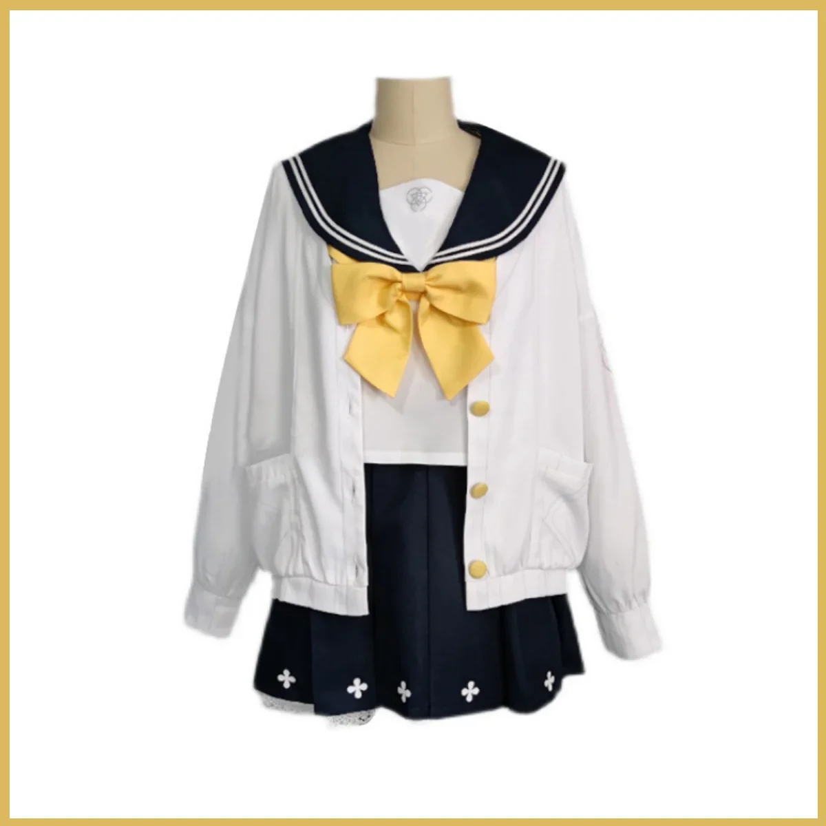 Косплей-костюм аниме Голубой архив Ajitani Hifumi парик JK Япония Южная Корея школьная