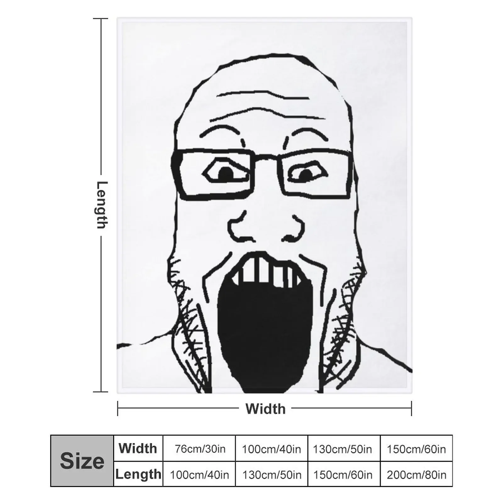 Одеяло сояк с лицом спереди мягкие клетчатые одеяла для косплея в стиле аниме