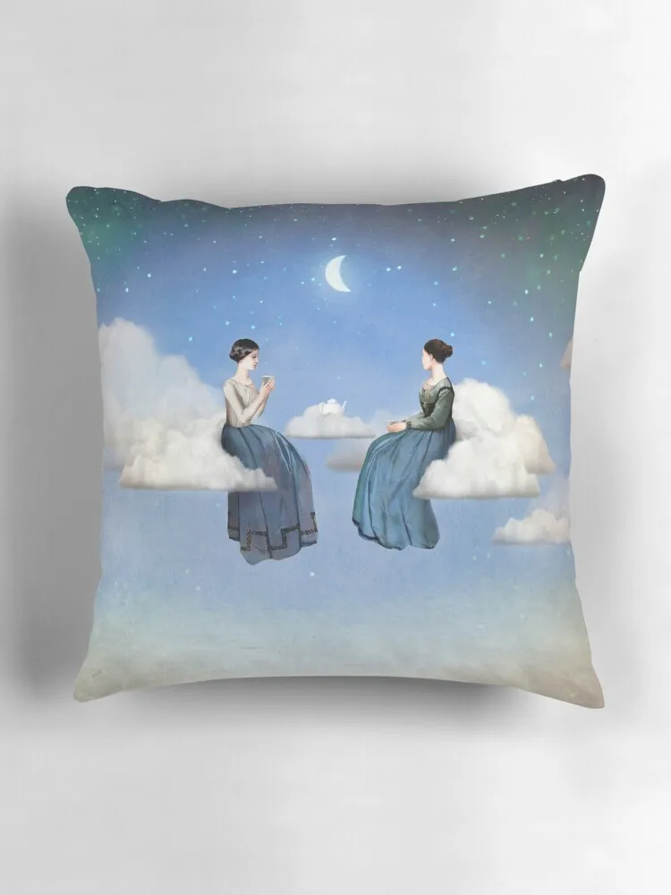  chmury i herbata poduszki do rzucania Home Decor poszewka na poduszkę poduszka