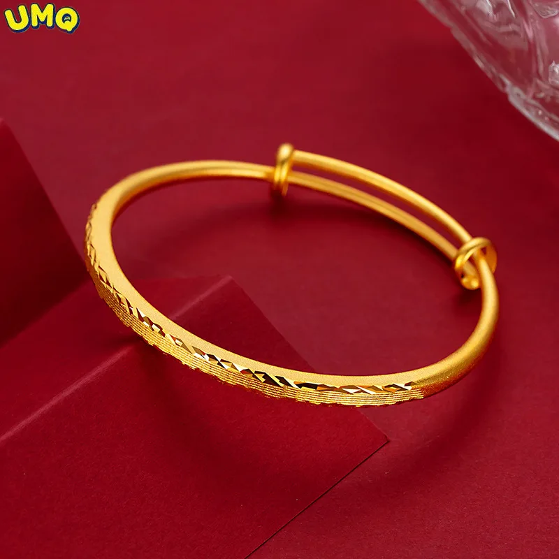 

Женский браслет Niyou в полоску, из чистого золота 24 к