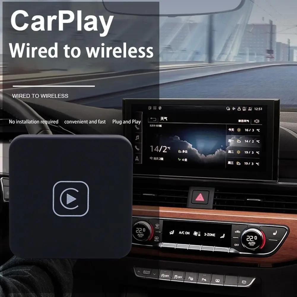 

Mini For Box Mobile Phone Connected Car Machine Wired To Wireless Apple Smart Box AUTO Adapter V0M2
