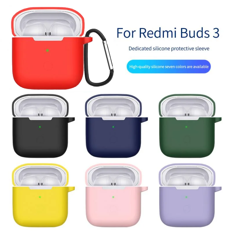 

Беспроводные аксессуары для Redmi Buds 3, наушники-вкладыши, идеальная посадка, защитный чехол из силикагеля для Redmi Buds 3