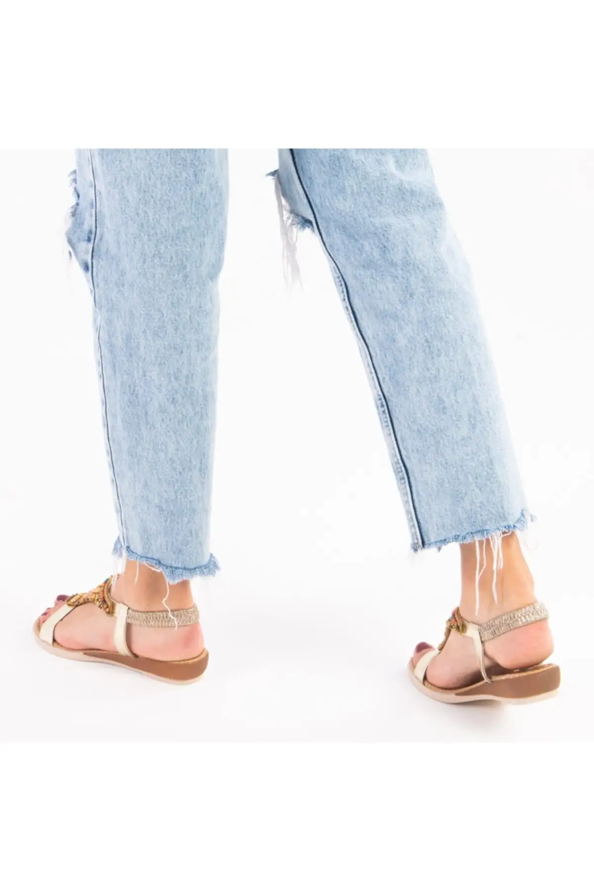 

Women Sandals Flat Sole 2022 New Summer Comfort Breathable Casual Quality Ladies Fashion Light Sandals Beach Shoes