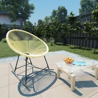 Outdoor Acapulco Chair Poly Rattan Beige Recreational chair