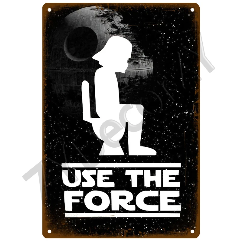 Металлическая вывеска для унитаза винтажный настенный плакат декоративная