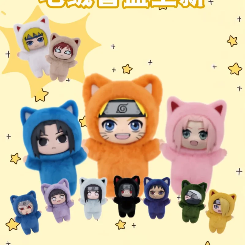 Фото Новинка 2026 года: Предзаказ Eaki Naruto Kittenland Series — Коллекционная аниме-фигурка в слепой коробке, модные игрушки, сувенирные подвески, украшения, подарки №1