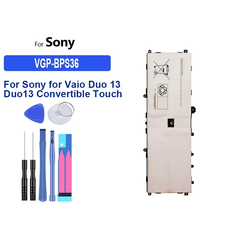 Аккумулятор 6320 мАч VGP-BPS36 для Sony Vaio Duo 13 duo13 Convertible Touch 3 дюйма SVD13211CG