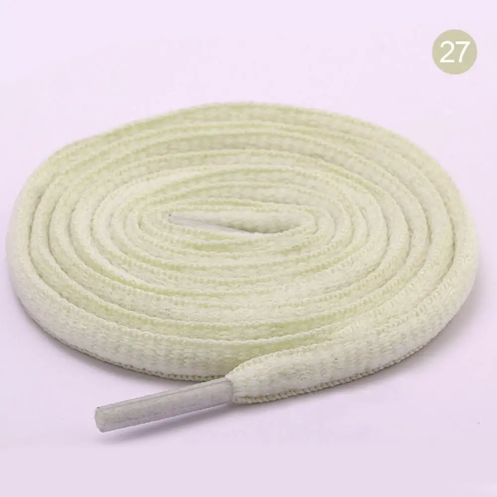 Men's And Women's Sports Shoelaces Color Flat Semicircular Shoelace Suitable For All Shoes Round Laces 26 Colors 1 Pair