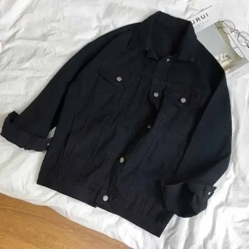 

Denim Jackets Womens Short Loose Korean Jeans Jackets 2022 Spring Autumn New Fashion All-match Literary Trendy Outerwear Womens