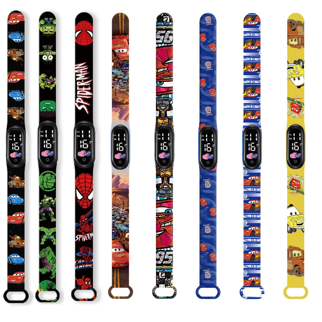 

Disney Snoopy Watch Cartoon Anime Character Action Figures Luminous Bracelet Watch LED Touch Waterproof Sports Kids Watch Gift