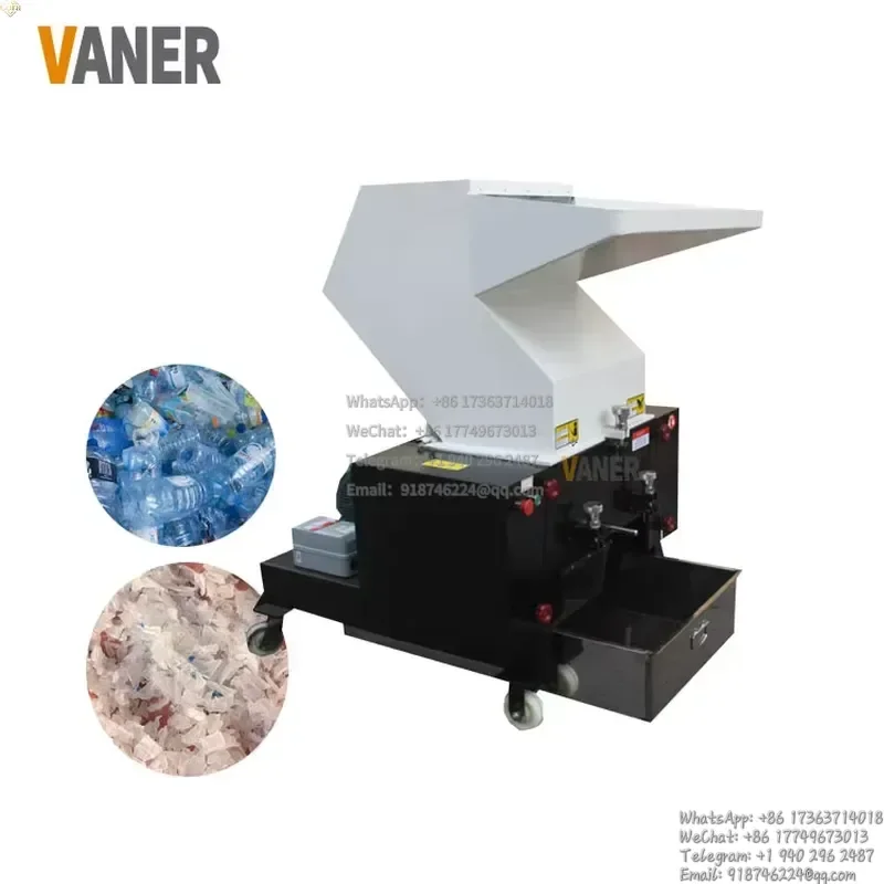 Фото Измельчитель отходов пластика VANER 20HP: дробилка для переработки пластиковых бутылок и бочек №3