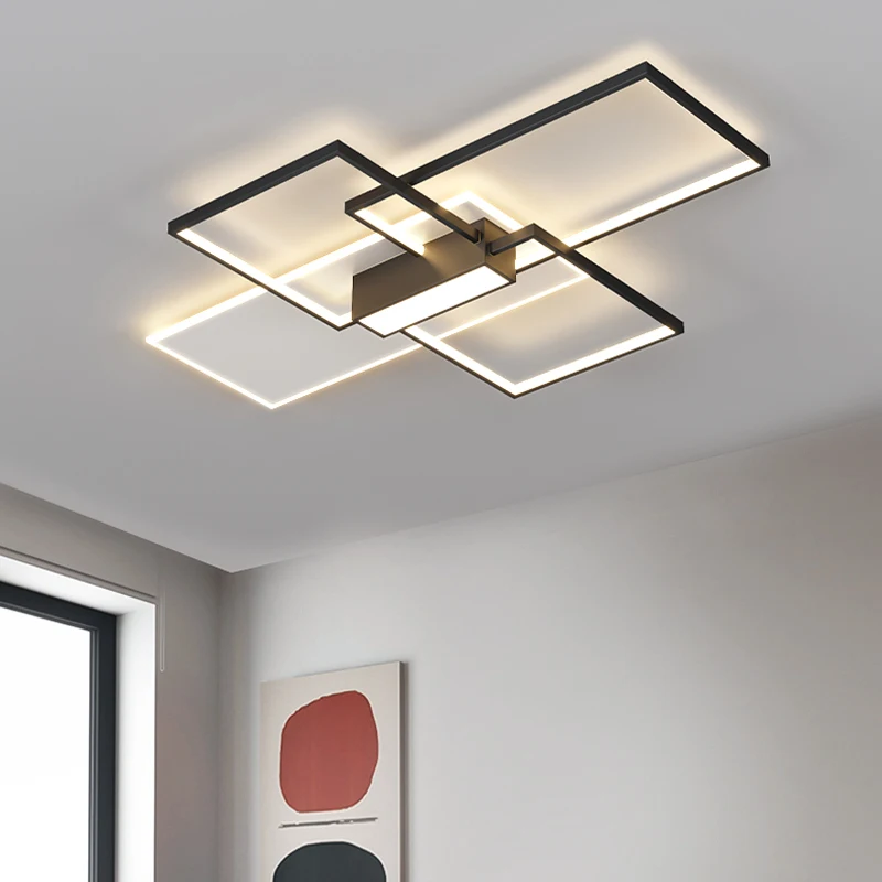 Modern Led Chandelier Living Room Bedroom Pendant Lights With Remote Control Function Home Indoor Lighting Decor Chandelier Lamp