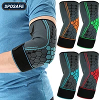 1piece sports elbow compression sleeve arm support brace for running jogging basketball joint pain relief injury recovery