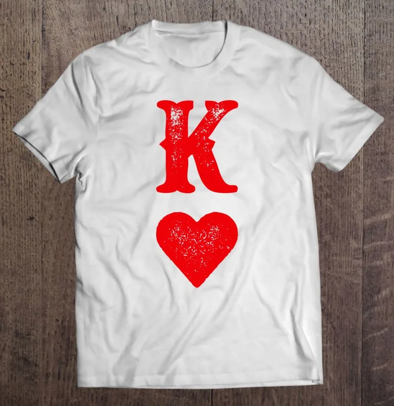 

Мужская футболка с надписью «King Of Hearts»