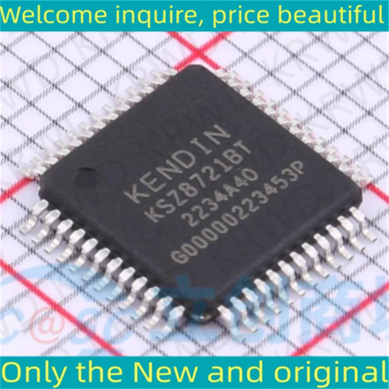 5PCS KSZ8721BT New and Original IC Chip KSZ8721BT KSZ8721 QFP-48