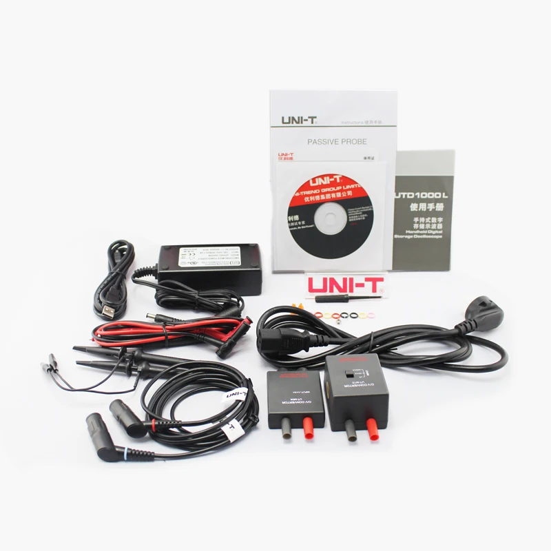 UNI-T цифровой мультиметр осциллограф UTD1025DL UTD1050DL USB 2 канала 250 Мбит/с частота
