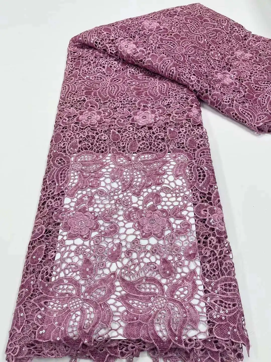 

Французская вышивка, гипюровая кружевная ткань 2023, высококачественное кружево, африканская кружевная ткань для нигерийской свадебной вече...