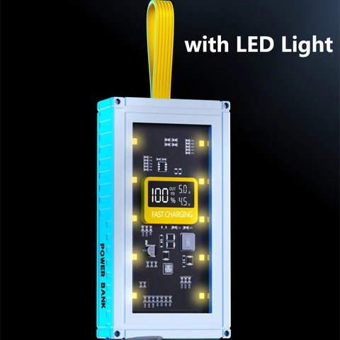 Супер быстрая зарядка 120 Вт для Huawei P60 P50 Xiaomi Power Bank 50000 мАч Портативное внешнее зарядное устройство для iPhone 16 Samsung