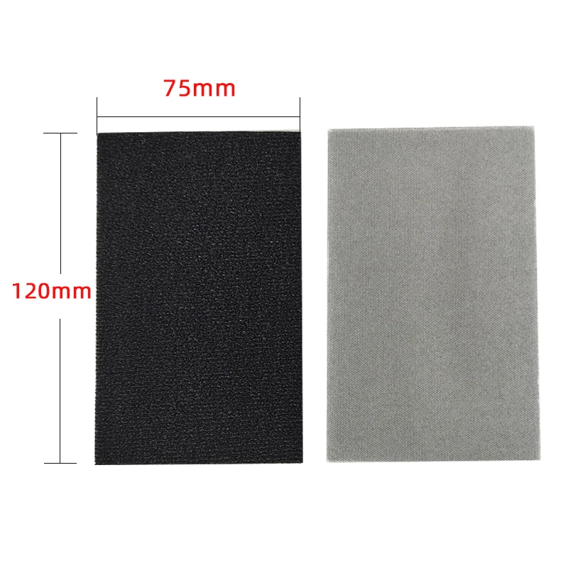 75mm*120mm rectangle Backing Pad Soft Foam Interface Cushion Pad Hook and Loop Protecting Sanding Disc  Sander Protection Tools